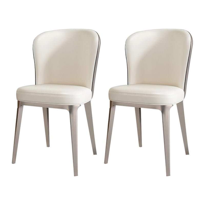 Contemporary Kitchen Dining Side Chair Upholstered Armless Chair