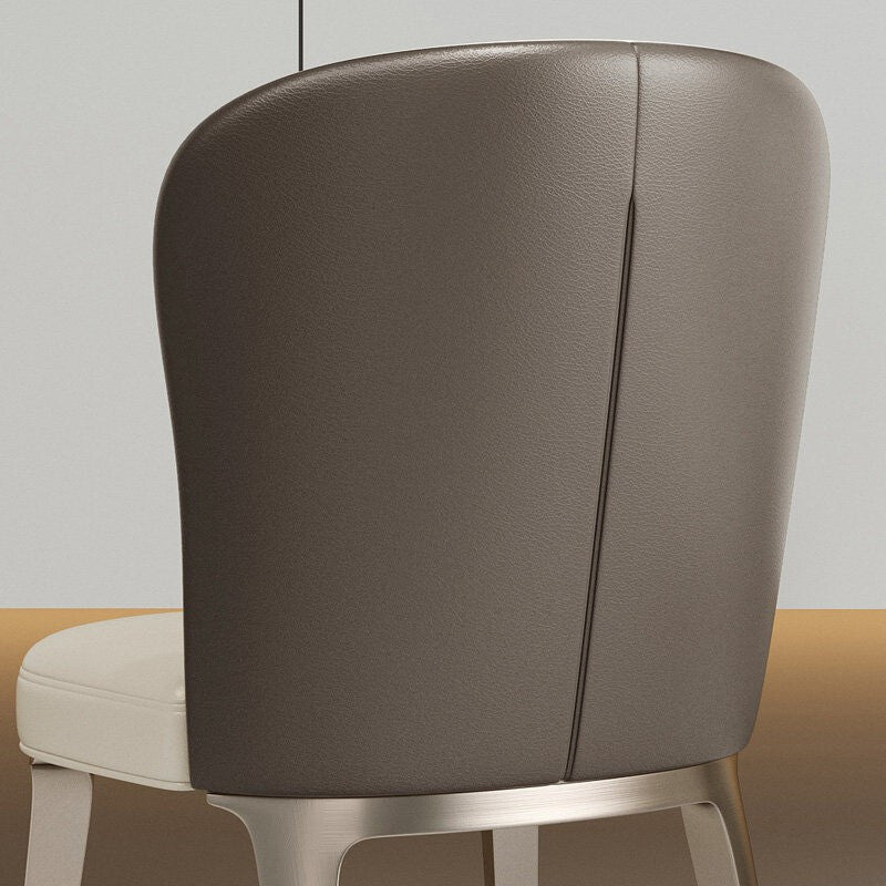 Contemporary Kitchen Dining Side Chair Upholstered Armless Chair
