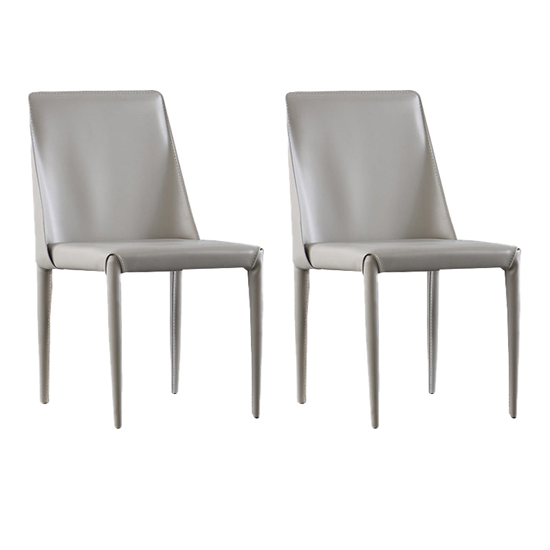 Contemporary Indoor Kitchen Chair Faux Leather Dining Side Chair