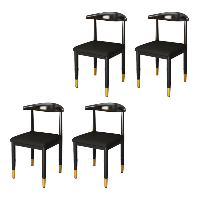 Metal Kitchen Dining Room Chair Contemporary Upholstered Chair