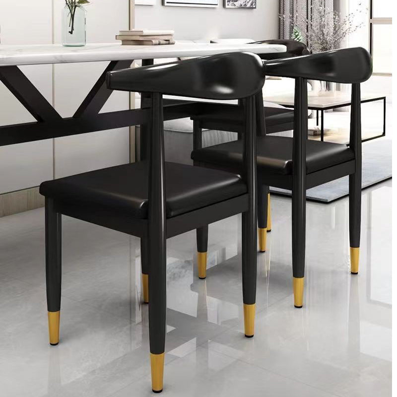 Metal Kitchen Dining Room Chair Contemporary Upholstered Chair