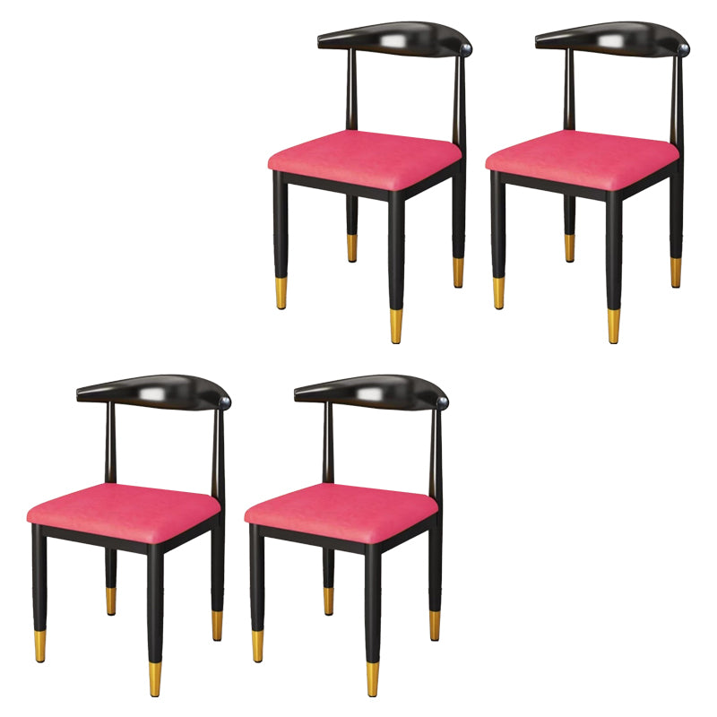 Metal Kitchen Dining Room Chair Contemporary Upholstered Chair