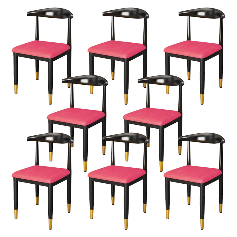 Metal Kitchen Dining Room Chair Contemporary Upholstered Chair