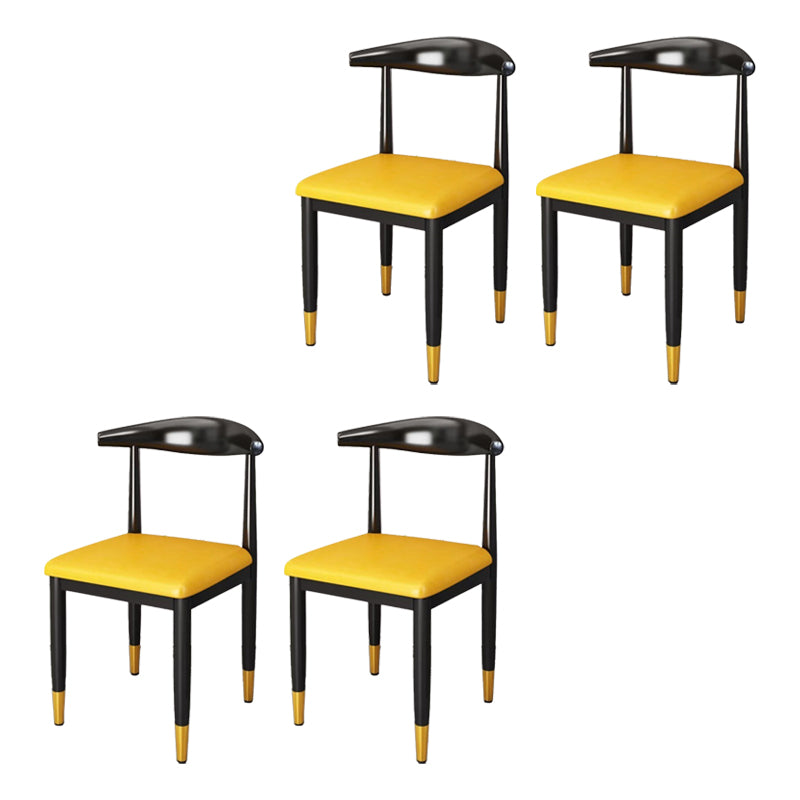 Metal Kitchen Dining Room Chair Contemporary Upholstered Chair