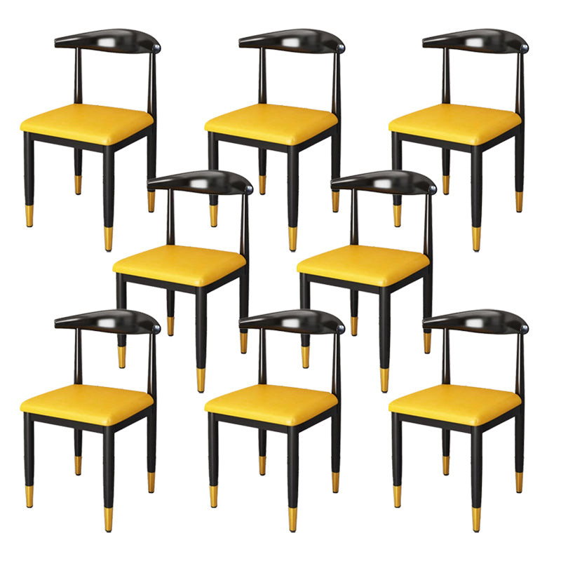 Metal Kitchen Dining Room Chair Contemporary Upholstered Chair