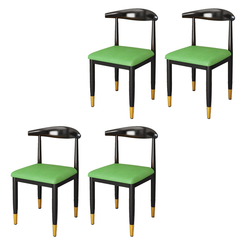 Metal Kitchen Dining Room Chair Contemporary Upholstered Chair