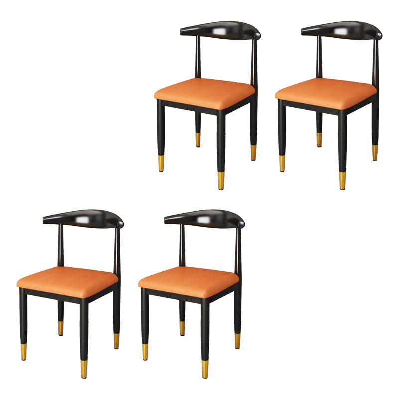 Metal Kitchen Dining Room Chair Contemporary Upholstered Chair