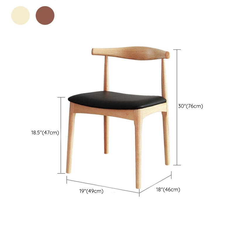 Upholstered Armless Dining Chair Home Contemporary Side Chair