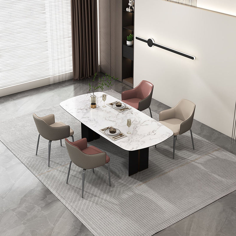 Indoor Kitchen Dining Accent Chair Upholstered Dining Arm Chair