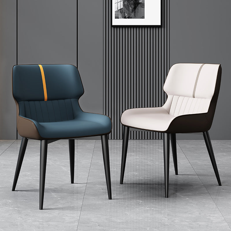 Dining Room Upholstered Side Chair Home Faux Leather Dining Chair