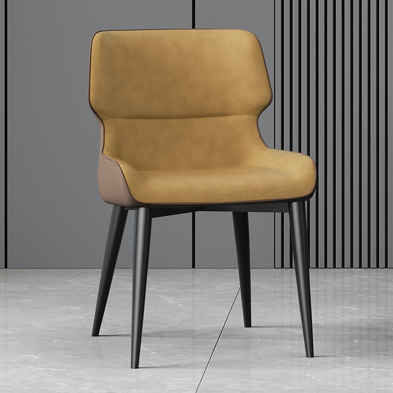 Dining Room Upholstered Side Chair Home Faux Leather Dining Chair