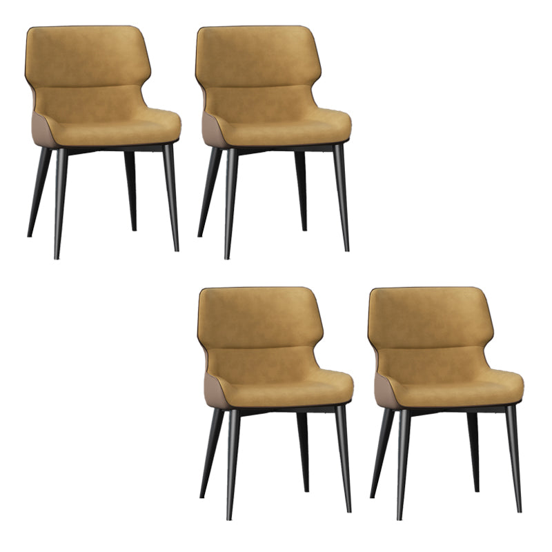 Dining Room Upholstered Side Chair Home Faux Leather Dining Chair