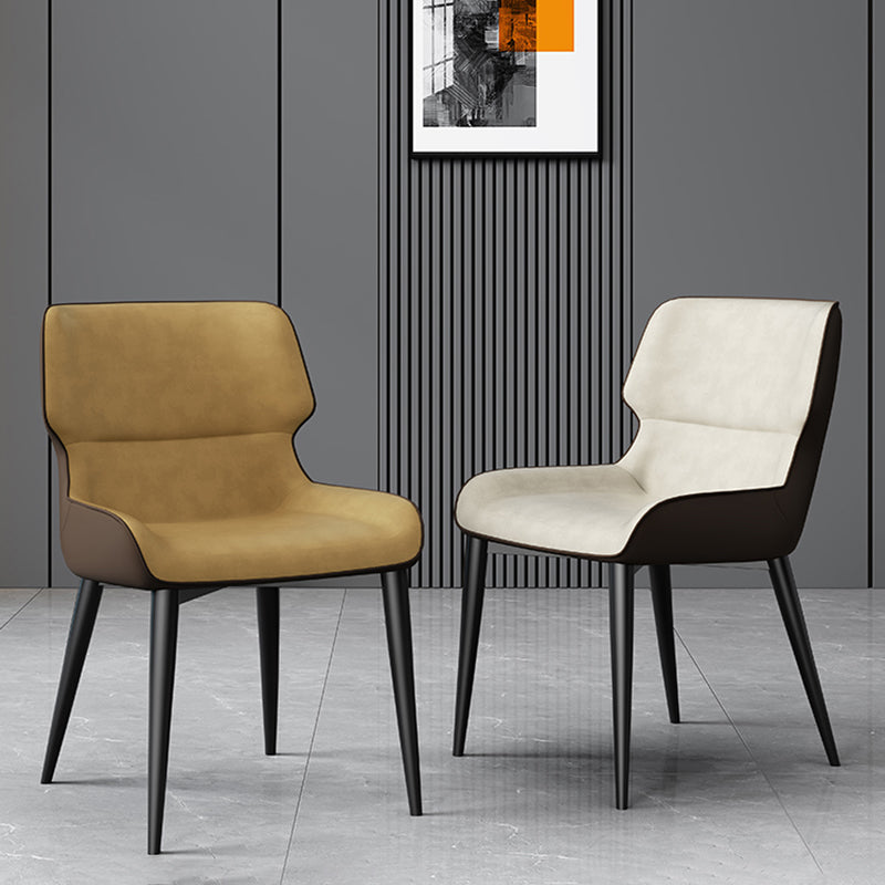 Dining Room Upholstered Side Chair Home Faux Leather Dining Chair