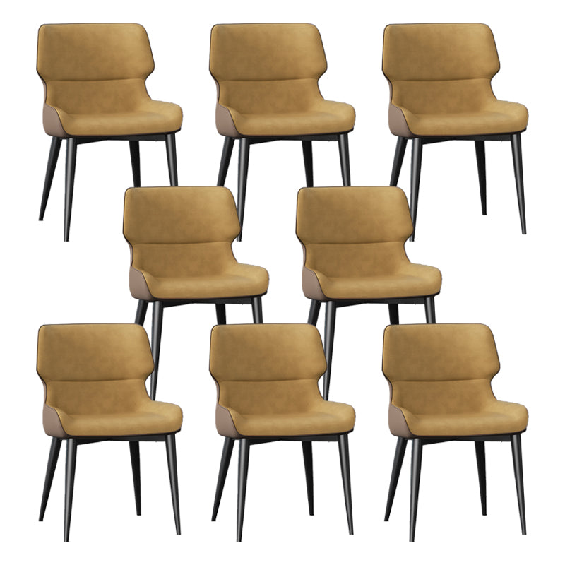 Dining Room Upholstered Side Chair Home Faux Leather Dining Chair
