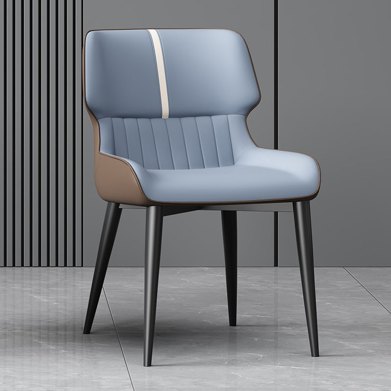 Dining Room Upholstered Side Chair Home Faux Leather Dining Chair