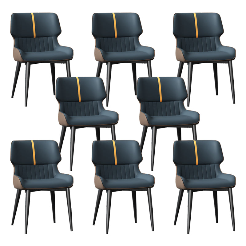 Dining Room Upholstered Side Chair Home Faux Leather Dining Chair