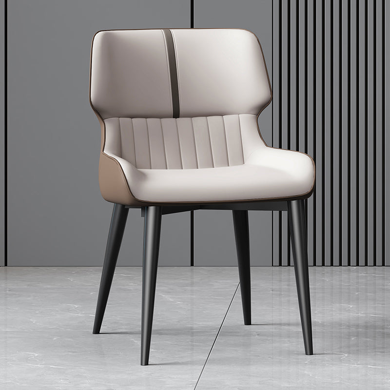 Dining Room Upholstered Side Chair Home Faux Leather Dining Chair