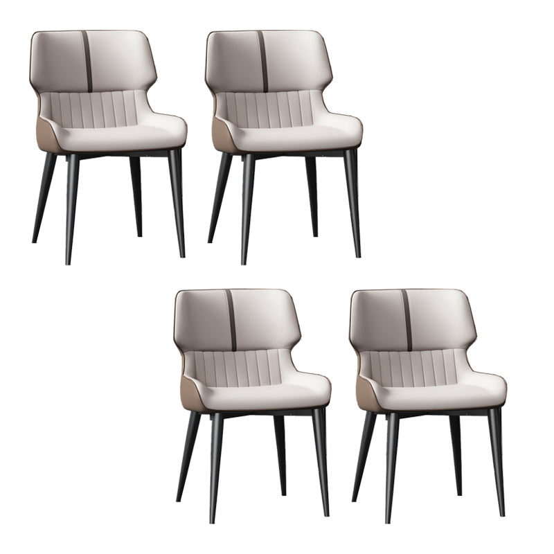 Dining Room Upholstered Side Chair Home Faux Leather Dining Chair