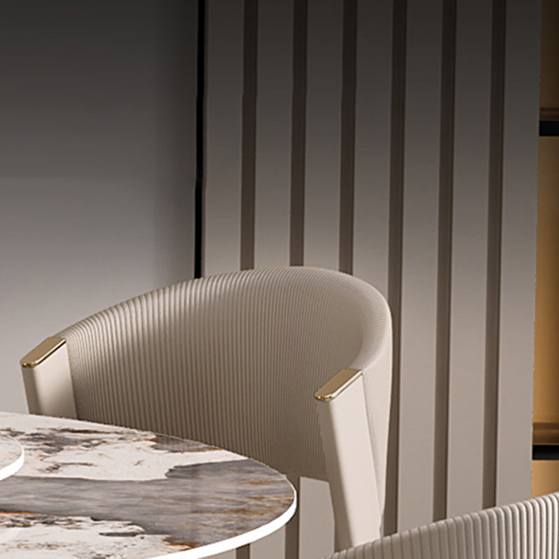 Home Dining Room Dining Side Chair Armless Upholstered Dining Chair