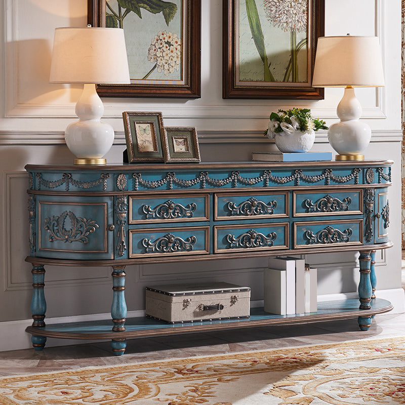 Victoria Half Moon Console Table Wood Console Sofa Table for Hall