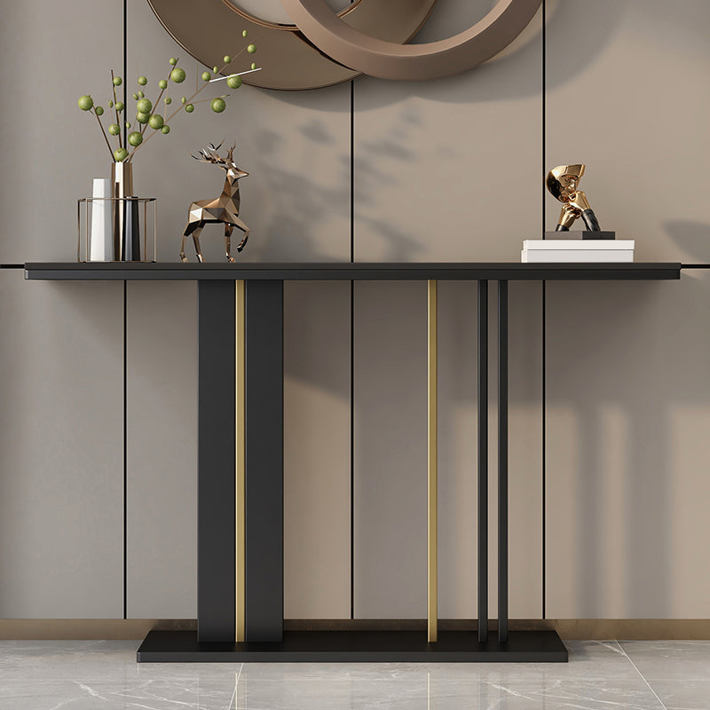 Modern 31.5" Tall Console Table Marble Rectangle Console Table