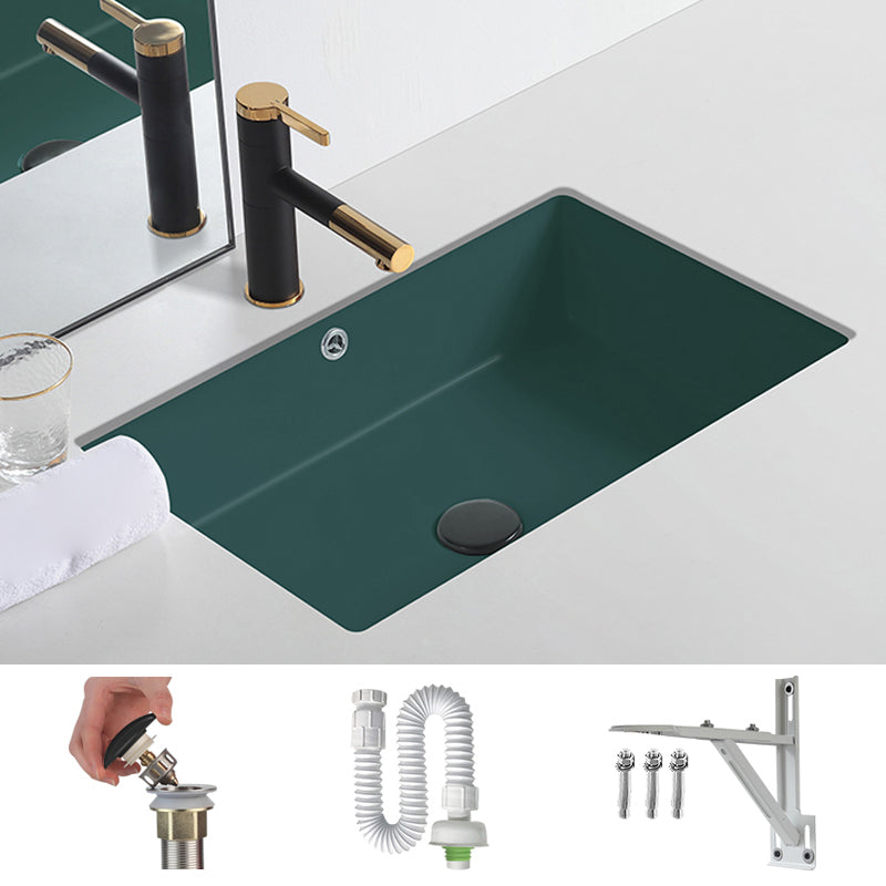 Modern Undermount Bathroom Sink Rectangular Undermount Bathroom Sink with Overflow
