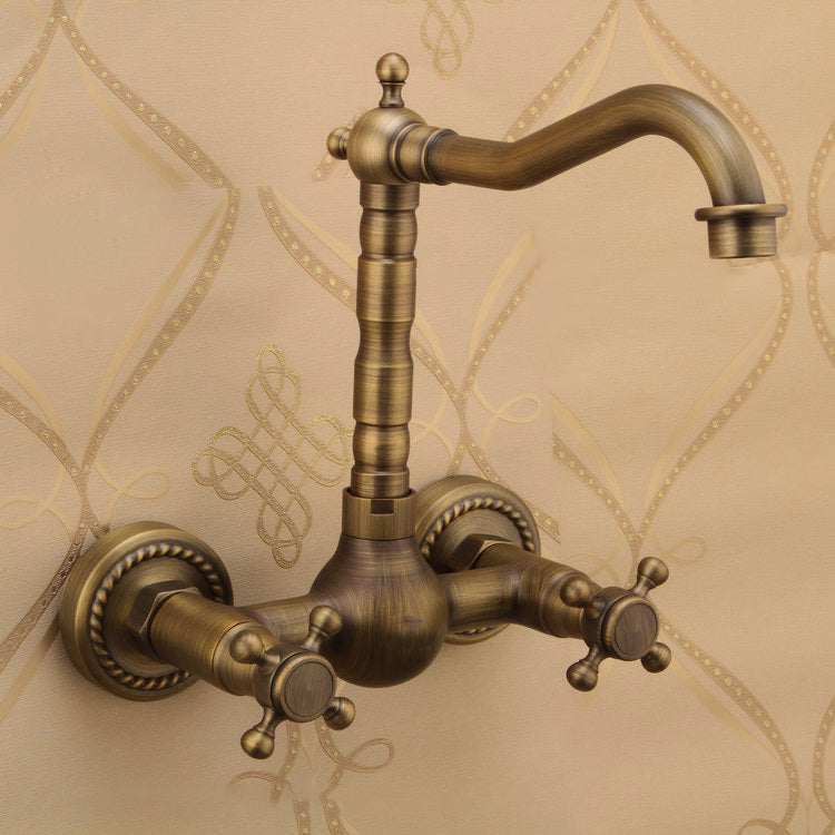 Traditional Wall Mounted Copper Claw Foot Tub Faucet Trim Low Arc Claw Foot Tub Faucet
