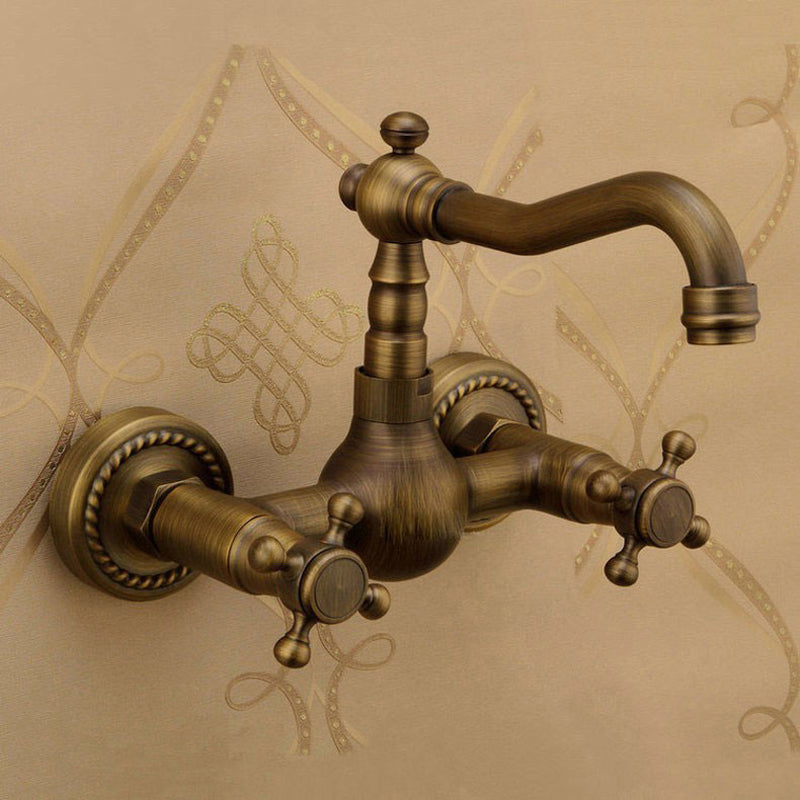 Traditional Wall Mounted Copper Claw Foot Tub Faucet Trim Low Arc Claw Foot Tub Faucet