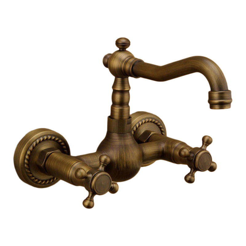 Traditional Wall Mounted Copper Claw Foot Tub Faucet Trim Low Arc Claw Foot Tub Faucet