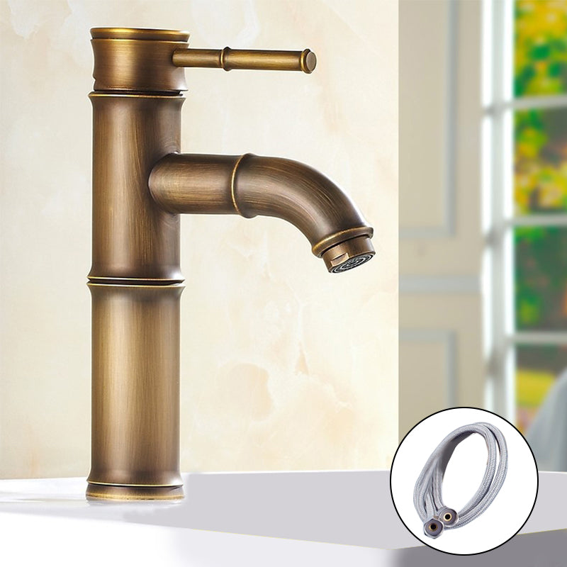 One Hole Faucet Country Vessel Sink Bathroom Faucet with Single Lever Handle