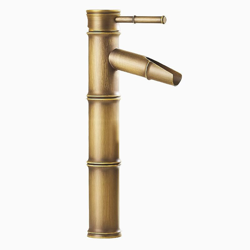 One Hole Faucet Country Vessel Sink Bathroom Faucet with Single Lever Handle