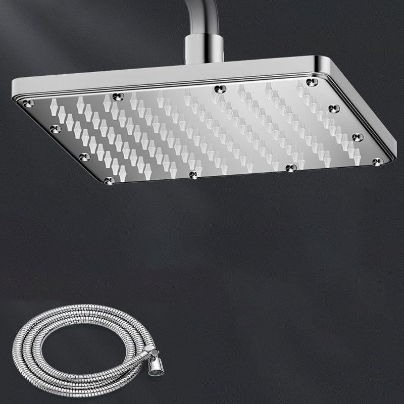 Contemporary Shower Head Combo Polished Stainless Steel Ceiling Mounted Shower Head