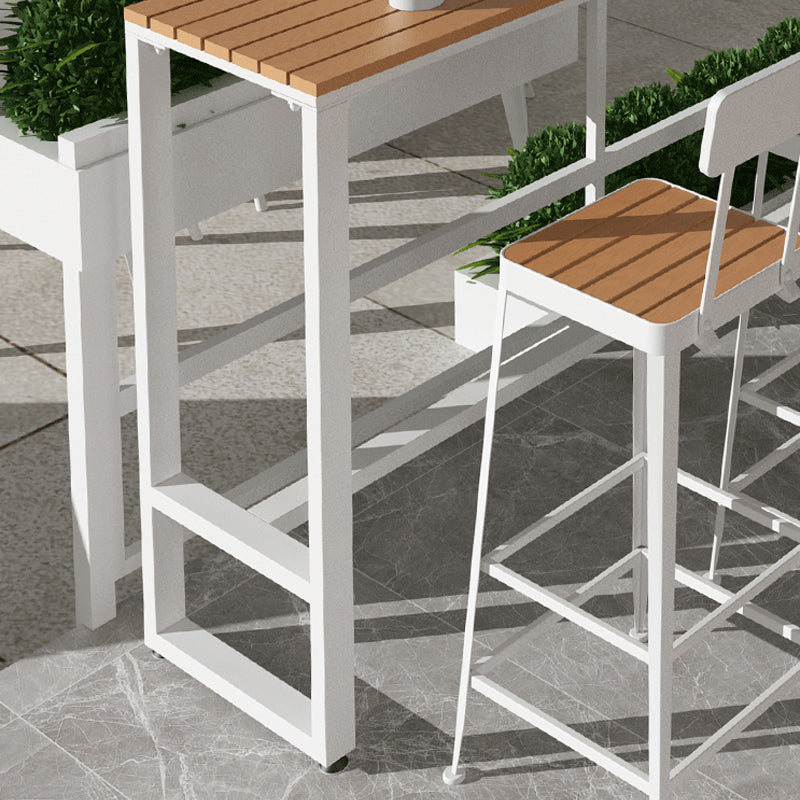 Rectangle Pub Height Dining Table Contemporary Bar Dining Table