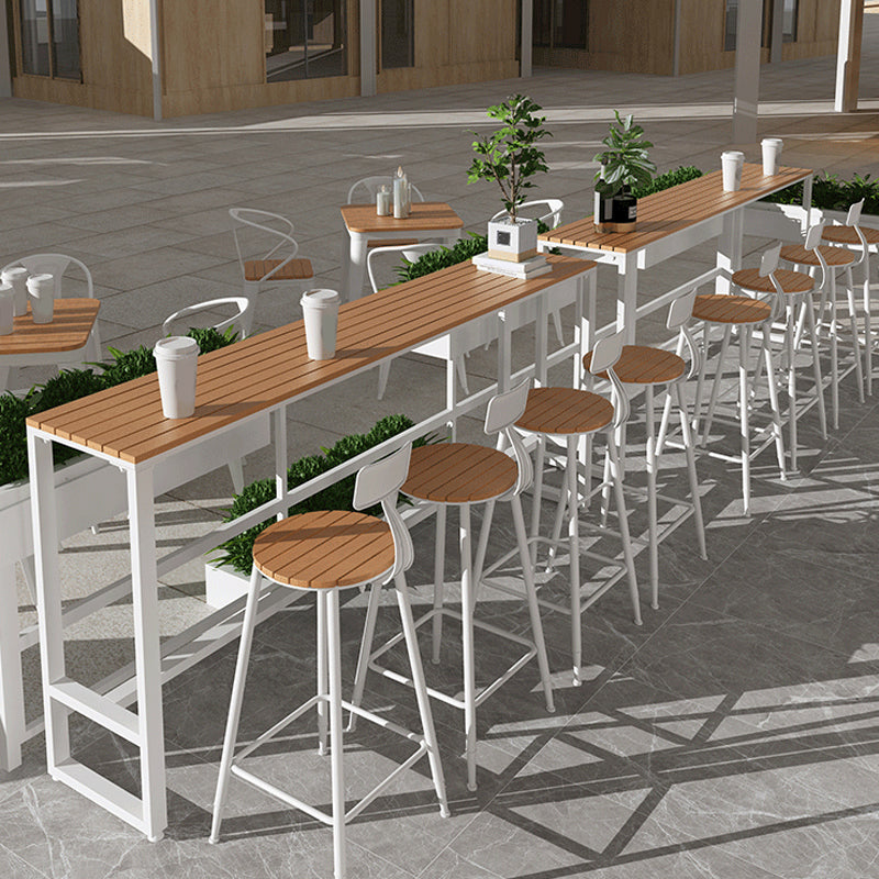 Rectangle Pub Height Dining Table Contemporary Bar Dining Table