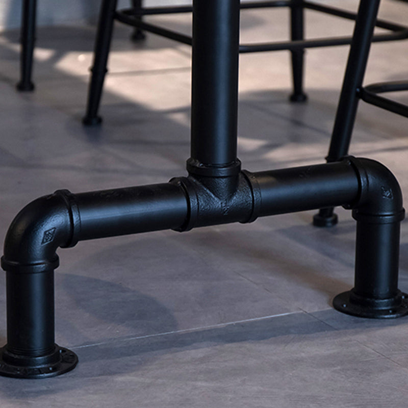 Solid Wood Bar Dining Table Contemporary Rectangle Counter Height Table