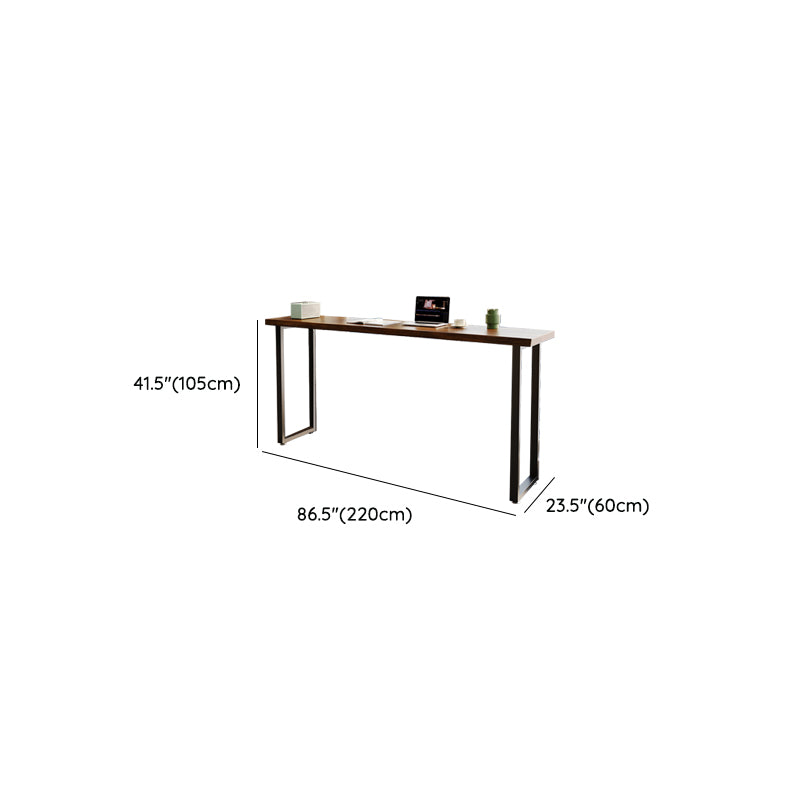 Rectangle Cocktail Bar Table Solid Wood Modern Bar Dining Table