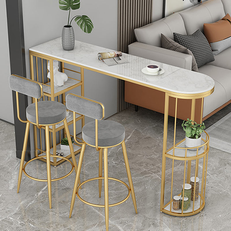 Modern Sintered Stone Bar Table Dining Table for Kitchen Use