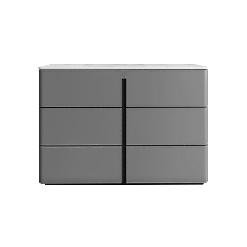 15.6-inch Width Contemporary Storage Chest Stone Dresser with 6/9 Drawers