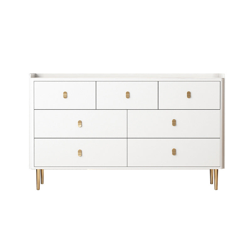 15.6-inch W Storage Chest Classic Glam Stone Storage Chest Dresser