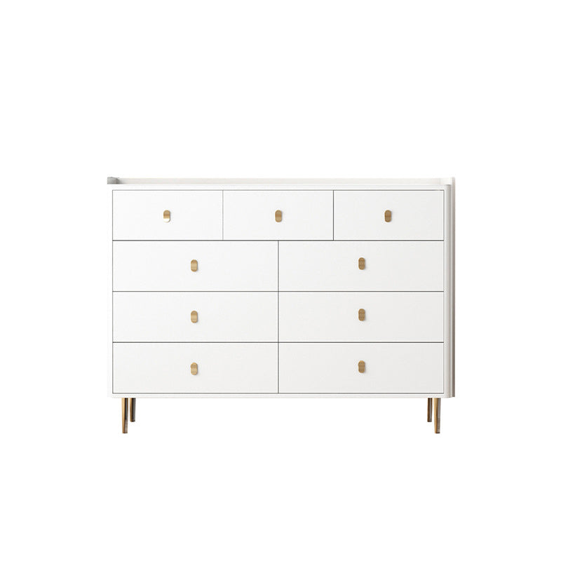 15.6-inch W Storage Chest Classic Glam Stone Storage Chest Dresser