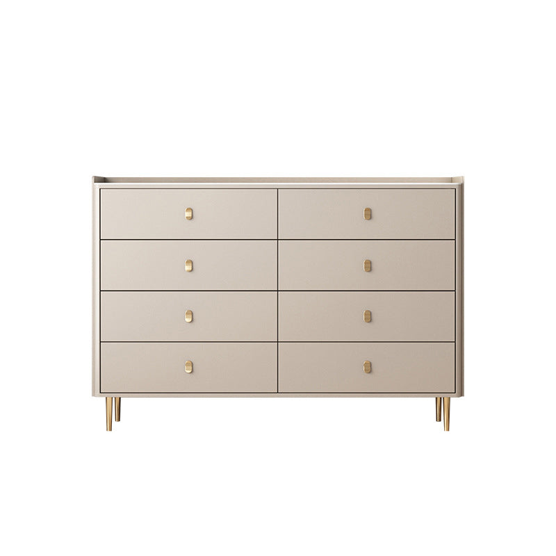 15.6-inch W Storage Chest Classic Glam Stone Storage Chest Dresser