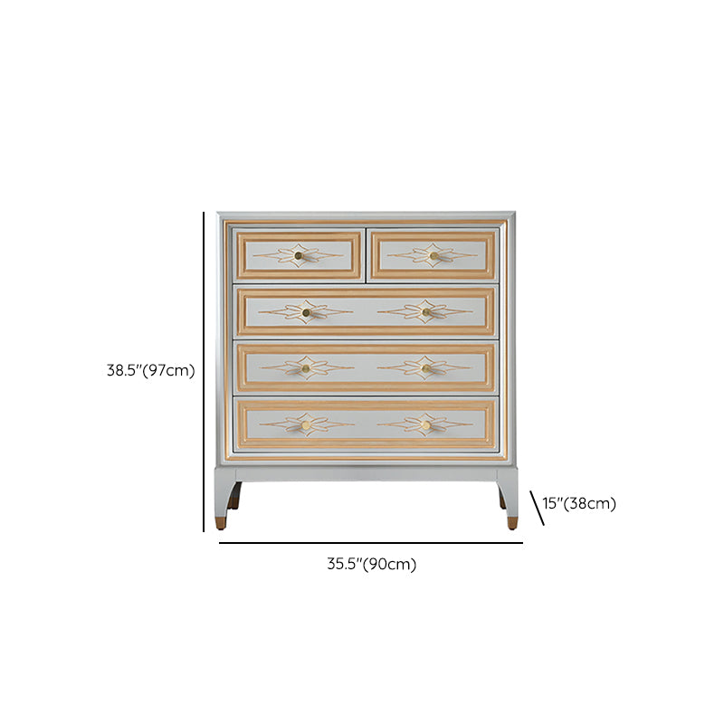 14.82-inch Width Storage Chest Manufactured Wood Contemporary Dresser