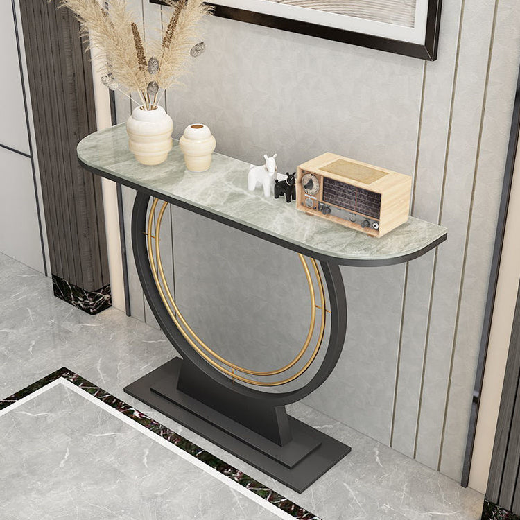 Glam Style Console Table Stain Resistant Console Sofa Table for Hall