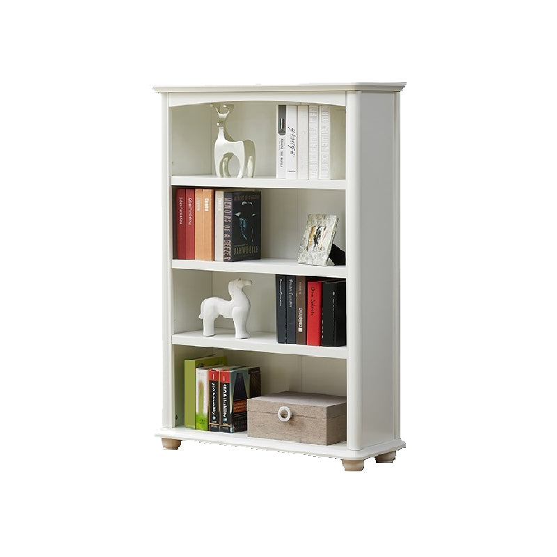 Closed Back Standard Bookshelf Engineered Wood Modern Bookcase