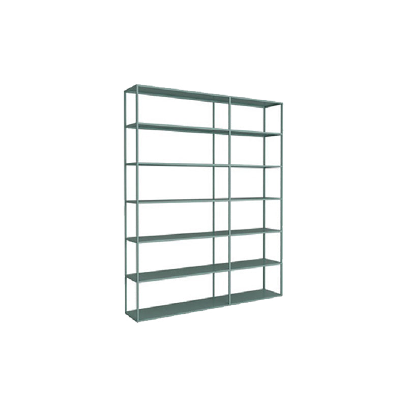 Industrial Antique Finish Shelf Bookcase Etagere Metal Bookshelf with Shelves