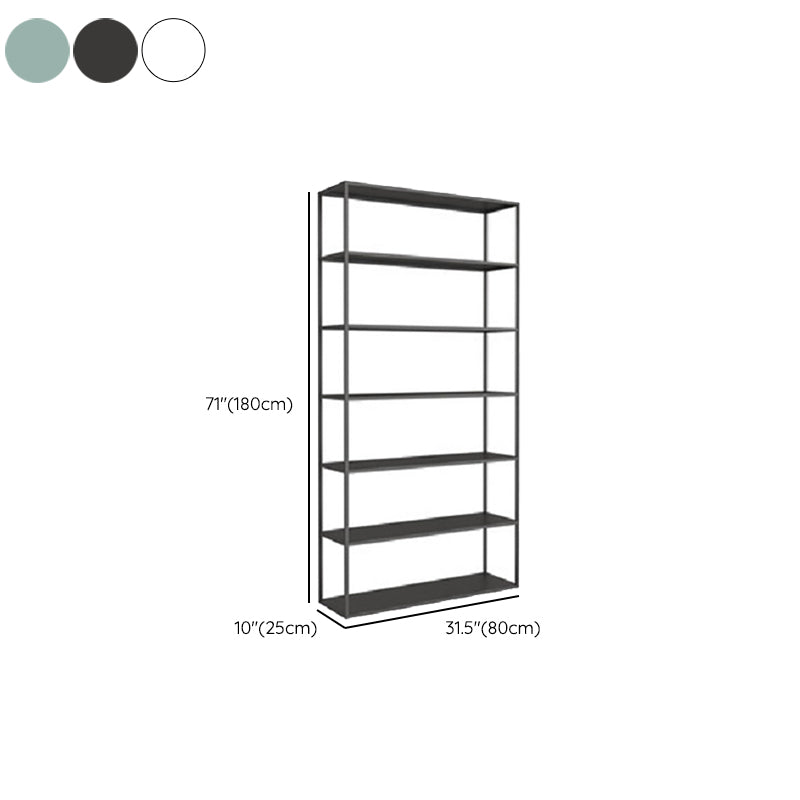 Industrial Antique Finish Shelf Bookcase Etagere Metal Bookshelf with Shelves