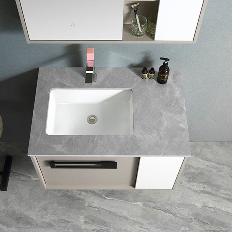 Gorgeous Vanity Sink Wooden Wall-Mounted Standard Vanity Cabinet with Mirror Cabinet