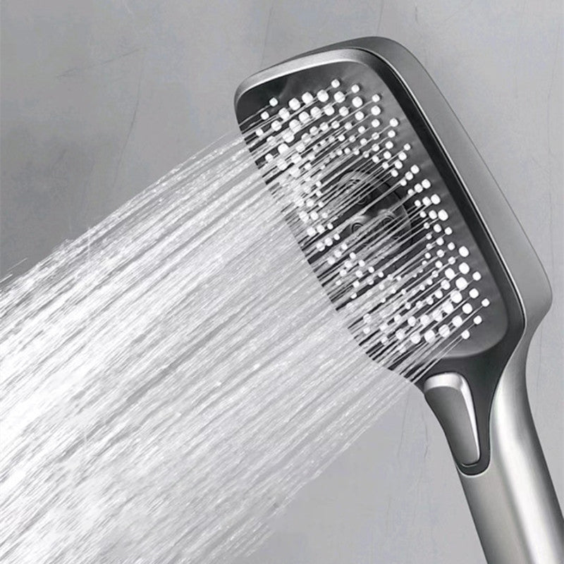 Bathroom Shower System Square Handheld Shower Head Wall Mounted Shower Trim