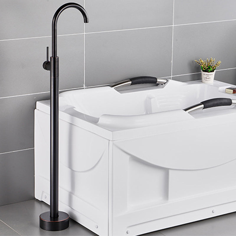 Modern Freestanding Bathtub Faucet One Handle Freestanding Tub Filler Trim