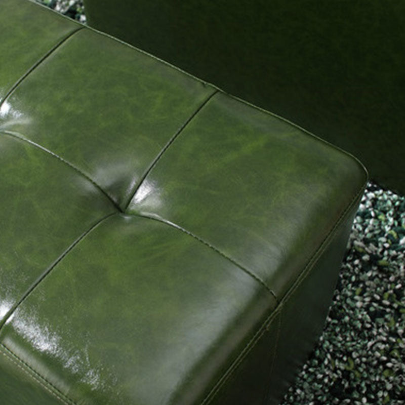 Leather Standard Stool Modern Style Simple Household Square Stool